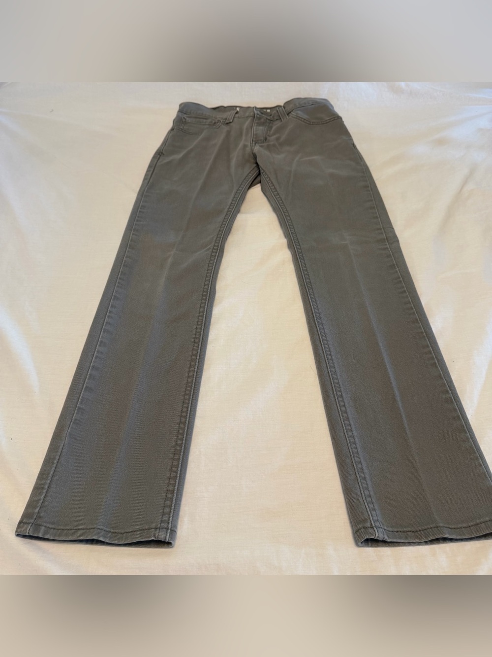 Boys Gray Straight-Leg Levi’s Jeans Skinny Size 10/12